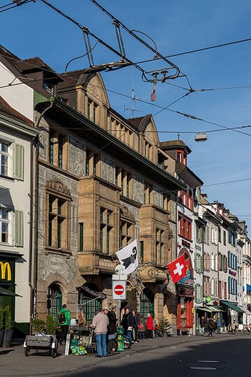 Basel-Stadt Gastronomie - Barfüsserplatz in Basel