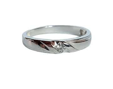 Kienschmuck - Fingerring mit Kristall