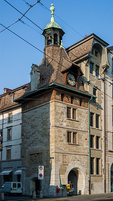 Genf Sehenswert - Tour du Molard in Genf