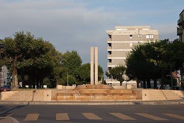 Genf Wirtschaft - Fontaine in Carouge