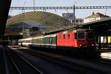 Graubünden Sehenswert - Bahnhof in Chur