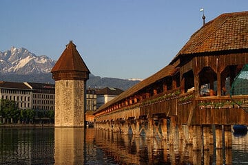 Luzern Sehenswert - Kappelbrücke Luzern