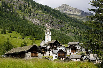 Tessin Topografie - Bosco Gurin im Valle Maggia