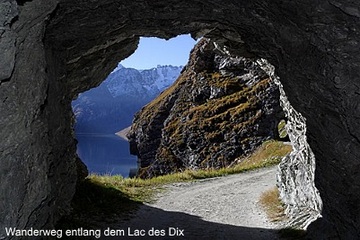 Wallis Wandern - Lac des Dix